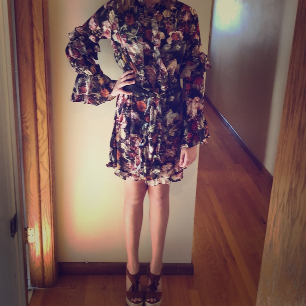Flowy Floral Dress